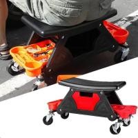 ราคา เก้าอี้ช่างซ่อม เก้าอี้ช่าง เก้าอี้ Detailing Seat เก้าอี้ช่างซ่อมพร้อมช่องใส่ของ ขนาด 25x64x33cm สีดำ-แดง (53053987231)