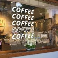 ราคา COFFEE สติ๊กเกอร์ตกแต่งร้าน ติดผนัง ติดกระจก ร้านกาแฟ คาเฟ่ แต่งบ้าน (24712930813)