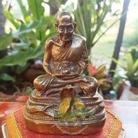 ราคา หลวงปู่ทวดขนาดหน้าตัก4นิ้วเนื้อทองเหลืองพระพิธีพร้อมบูชา(ขัดเงา) (7180737822)
