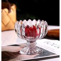 ราคา ✅แก้วไอศกรีม ผลิตจากแก้วใส แกะสลักลายหรูหรา ใส่ของหวาน หรือใช้ใส่น้ำบูชาพระ (26767102863)