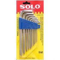 ราคา SOLO ประแจหกเหลี่ยม ชุด 10 ชิ้น ประแจ CRV No.906-10 แบบยาว ชุดประแจหกเหลี่ยม ประแจยาว ประแจตัวแอล กุญแจหกเหลี่ยม (6857719662)