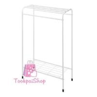 ราคา ราวตากผ้าอเนกประสงค์ Clothes Hanger ราวตากผ้าราวMP ขาเหล็ก แข็งแรง ทนทาน ไม่เป็นสนิม ใช้ได้นาน tp99 (29154785953)