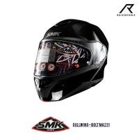 ราคา หมวกกันน็อค SMK HELMET GULLWING BLACK GL200 (23301203231)