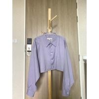 ราคา เชิ้ตครอปมือสองแบรนด์ PRONTO UOMO สีม่วงอ่อน อก44” (16517688958)