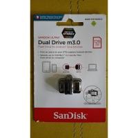 ราคา 128 GB FLASH DRIVE (แฟลชไดร์ฟ) SANDISK ULTRA DUAL M3.0 (OTG) (2334868649)