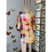 ราคา เดรสผ้างเงาลายคัลเลอร์ฟูล (26527928130)