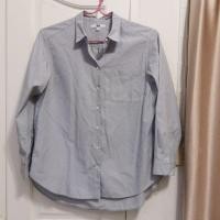 ราคา Sale!!! เสื้อเชิ้ต unique แท้ มือสอง สีฟ้าอ่อน ไม่มีตำหนิ อก 42 เอว 44 ยาว 28 (2291867180)
