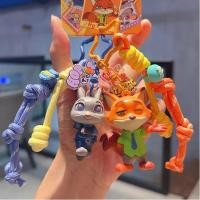 ราคา ของแท้ Crazy Animal City Rabbit Judy พวงกุญแจ/การ์ตูนอะนิเมะตุ๊กตากระเป๋านักเรียนจี้ของขวัญขนาดเล็ก (46252667460)