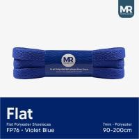 ราคา เชือกผูกรองเท้า MR ดั้งเดิม FP76 สีม่วงสีฟ้า (Vio Blue) เชือกผูกรองเท้าแบน 7 มม. 90 ซม.-200 ซม. โพลีเอสเตอร์เชือกผูกรองเท้าระดับพรีเมียม (43227654852)