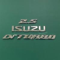 ราคา โลโก้* คำว่า 2.5 + ISUZU + Di TURBO ติด ISUZU D-MAX ราคาต่อชุด ( มี 3 ชิ้น ) (9625164963)