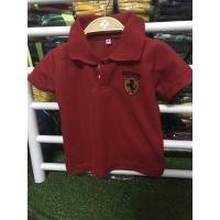 ราคา เสื้อโปโลเด็ก อายุ 1-5 ขวบ สีแดง (ลายเฟอรารี่) (19450934569)