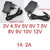 ราคา อะแดปเตอร์ AC DC 3V 4.5V 5V 6V 7.5V 8V 9V 10V 12V 1A 2A 1000mA Switching power supply 4.0 มม.x 1.7 มม.US EU ปลั๊ก (28603317261)