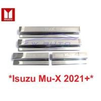 ราคา ชายบันไดประตู สคัพเพลท Isuzu MUX mu-x 2021 2022 2023 สแตนเลสสตีล อีซูซุ มิวเอ็กซ์ คิ้วกันรอยขอบประตู ชายบันได สคัพเพลท (5177176050)