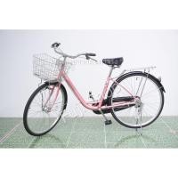 ราคา จักรยานแม่บ้านญี่ปุ่น - ล้อ 26 นิ้ว - มีเกียร์ - สีชมพู [จักรยานมือสอง] (22676272938)