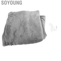 ราคา Soyoung Soyoung-th Wodhmiey ความร้อนผ้าห่มรถยนต์ 1.5 ม. สาย 12V ไฟฟ้า 3 ระดับความร้อนระดับความร้อนแบบพกพาได้ 59x39.4in ผ้าสักหลาด Sherpa สำหรับ (สีเทาอ่อน) (41717667094)