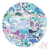 ราคา 60ชิ้น/เซ็ต ❉ นาร์วาล ชุด 01 สติ๊กเกอร์ปลาวาฬยูนิคอร์น ❉ สติ๊กเกอร์แฟชั่น DIY Decals Doodle กันน้ํา (29508189170)