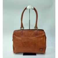 ราคา Vintage OROTON Handbag Leather กระเป๋าถือ กระเป๋าคล้องไหล่ แบรนด์แท้จากยุโรป กระเป๋าหนังแท้ (56101826572)