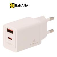 ราคา [โปรโมชั่นราคาพิเศษ] อะแดปเตอร์ TITANV Wall Charger 1 USB-A / 1 USB-C 33W GaN TI-WC04 White by Banana IT (29072558987)