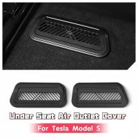 ราคา Air Outlet สําหรับ Tesla รุ่น S ABS 2PCS ภายใต้ที่นั่ง Air Outlet ฝาครอบป้องกัน Anti Clogging สุทธิรถอุปกรณ์เสริม 2023-2024 (57203051177)