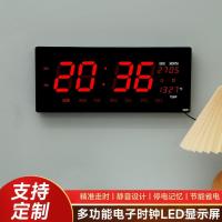 ราคา นาฬิกาสติ๊กเกอร์ติดผนัง LED ห้องนั่งเล่นจอแสดงผลมัลติฟังก์ชั่นนาฬิกาแขวนข้ามพรมแดนนาฬิกาอิเล็กทรอนิกส์ดิจิตอลปฏิทินถาวร LED Mute LP9B (56350669065)