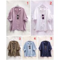 ราคา เสื้อผ้าคนอ้วนเสื้อแฟชั่น ทรงสวยๆ อก50" (7938745131)