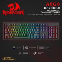 ราคา REDRAGON Reddragon Mechanical Gaming Keyboard RGB ARGO - K670 (53604899402)