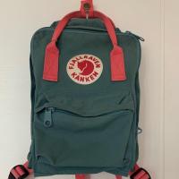 ราคา กระเป๋า Kanken mini สีชมพู+ฟ้าเขียว ของแท้ มือสอง สภาพดี (1936104199)