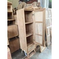 ราคา พร้อมส่ง ตู้หวายสูง ไม้สัก หวายแท้ ยาว50 ลึก45 180สูง ซม (24436455380)