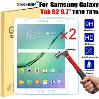 ราคา ฟิล์มกระจกนิรภัยกันรอยหน้าจอ แบบใส 9H กันรอยขีดข่วน สําหรับ Samsung Galaxy Tab S2 9.7 T810 T815 2 ชิ้น (22424198182)