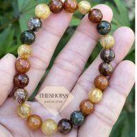 ราคา ไหม5สี หินแท้ขนาด8มิลยาว 17เซน (5849266038)