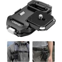 ราคา ULANZI Camera Backpack Strap Clip,w Plate Quick Release System, Compatible w Uka QR Plates, for Sony, Nikon, Fuji, DSLR Action Cam Mount, Bearable Load up to 10kgNot Compatible w (44953398929)