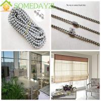 ราคา SOMEDAYZL ม่านม้วนดึงสายไฟ, 10 เมตรทนทาน Roller Blind Bead, Roller Blind Replacement Parts มีสไตล์ 10 ชิ้นตัวเชื่อมต่อผ้าม่านสายโซ่แนวตั้งผ้าม่าน (50705622041)