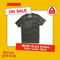 ราคา เสื้อยืด Royal Enfield ลาย Path Crew Olive (22705148414)