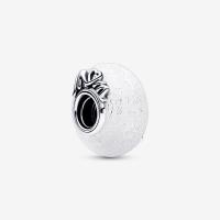 ราคา (ของแท้ พร้อมส่ง) Pandora White Murano แพนโดร่ามูราโน่ขาว ของแท้ มือหนึ่ง (27020179681)