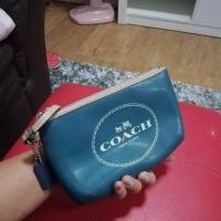 ราคา กระเป๋าคล้องมือ Coach มือสองของแท้จาก USA. สีเขียวเหนี่ยวทรัพย์ (1939513552)
