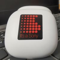 ราคา SONY Logo sticker its sony airpods Bluetooth headset (25735876176)