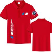 ราคา 【polo】 เสื้อยืดโปโลพิมพ์ลายBMW M POWERสำหรับผู้ชื่นชอบรถสมรรถนะสูง M-3XL (43567392570)