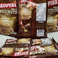 ราคา 1 ห่อ กาแฟ พร้อมชงดื่ม โกปิโก้ มัคคิอาโต ฟองนม หอม กลมกล่อม Macchiato aspresso milk kopiko 3 in 1 coffee 20 ซอง (24739687008)