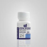 ราคา ซิงค์โพส (ZINCPOSE) ชนิดเม็ด เสริมภูมิคุ้มกัน ขนาด 60 เม็ด ลดสิว บำรุงผม ผิว เล็บ (22116213988)