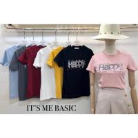 ราคา !!Sale!! เสื้อยืดงานป้าย it's me basic(สีดำ) (2052950602)