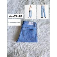 ราคา CALVIN KLEIN JEANS Wide Leg Jeans แท้%มือสอง (25527088051)