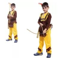 ราคา ชุดแฟนซีเด็กอินเดียแดง Indiana Boy คอสตูมคอสเพลย์แฟนซีชุดอินเดียนแดงเด็กชาย (25313340325)