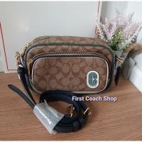 ราคา Coach 91009 Court Crossbody In Signature Nylon กระเป๋าสะพายข้าง