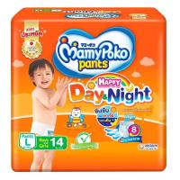 ราคา MamyPoko Pants Happy Day and Night มามี่โพโค แพ้นท์ กางเกงผ้าอ้อม แฮปปี้ เดย์แอนด์ไนท์ ( 1แพ็ค ) Size S M L XL XXL (6968819548)