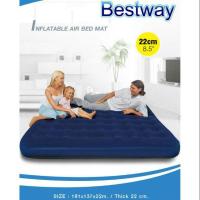 ราคา ที่นอนเป่าลม INFLATABLE AIR BED MAT ประมาณ 4.5 ฟุต (1339583217)