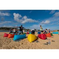 ราคา ที่นอนเป่าลม โซฟาลม โซฟาเป่าลม ไม่ต้องสูบลม โซฟากล้วย ที่นอนลม (4341507243)