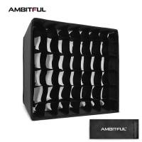 ราคา AMBITFUL LEDP60C LED Video Soft Light Diffuser Honeycomb Grid Softbox สําหรับ YONGNUO YN600l Godox LED Video Light (Softbox เท่านั้น) (41161840337)