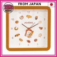 ราคา [ของแท้ส่งตรงจากญี่ปุ่น ] นาฬิกาแขวนผนังสี่เหลี่ยม T'S FACTORY รุ่น Pan Dorobou สีน้ำตาล (53600169672)