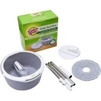 ราคา สก๊อตช์-ไบรต์® ชุดถังปั่นเดี่ยวรุ่นพรีเมี่ยม พร้อมไม้ถูพื้นไมโครไฟเบอร์ Scotch-Brite® Premium Single Spin Mop Bucket Set (22376348500)