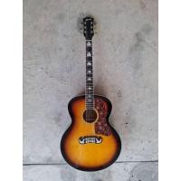 ราคา กีต้าร์โปร่งGibson J200 jumbo 42นิ้ว Sunburst เซ็ทอัพเล่นง่าย สายต่ำ เสียงดี ราคาพิเศษ (49054440073)